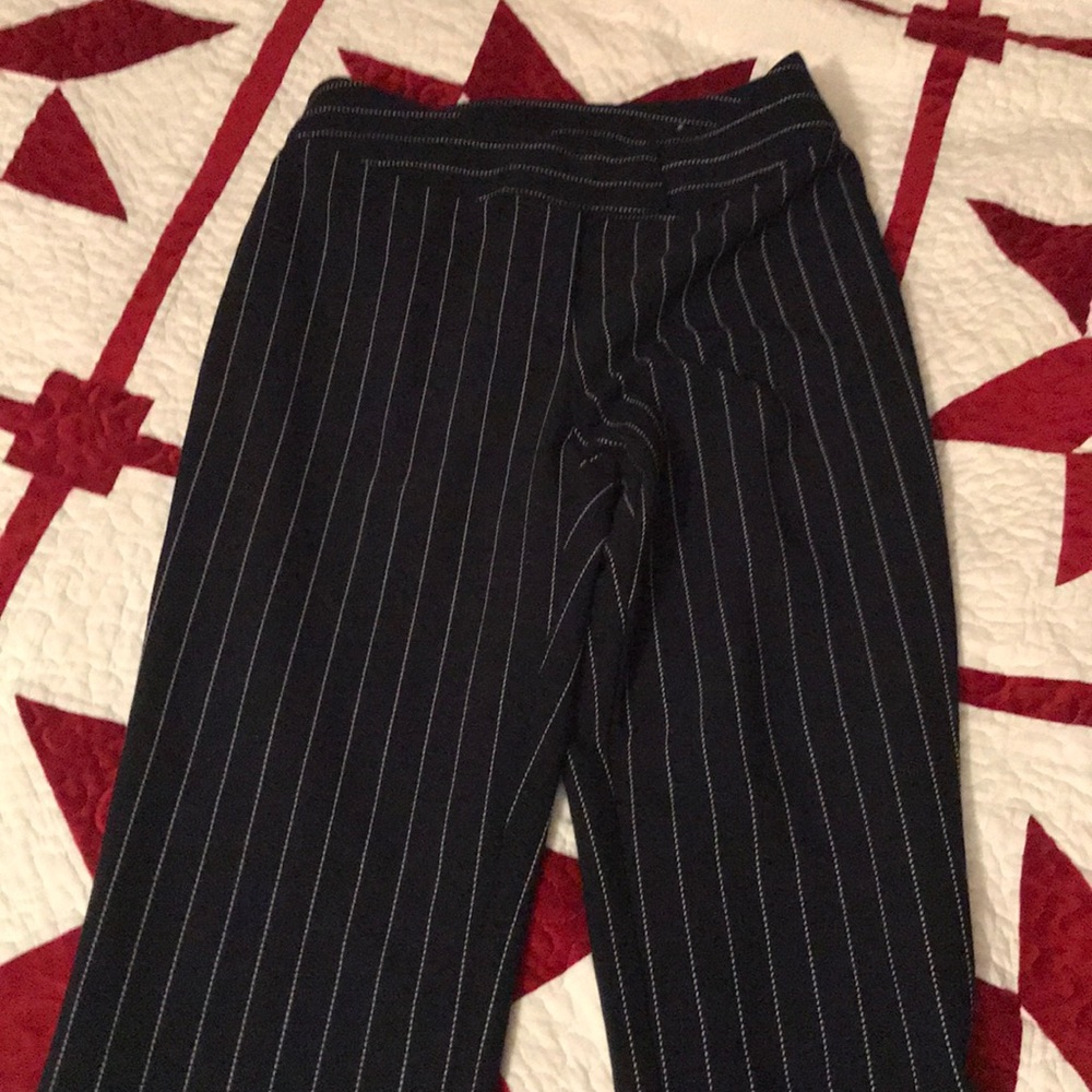 Black and white stripped pants!!